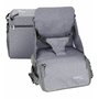 Booster multifunctional, Asalvo, Go Anywhere, Transformabil in geanta, Cu buzunare, Cu 2 spatii izolate pentru biberoane, Cu ham in 3 puncte, 6-36 luni, Stars Grey - 1