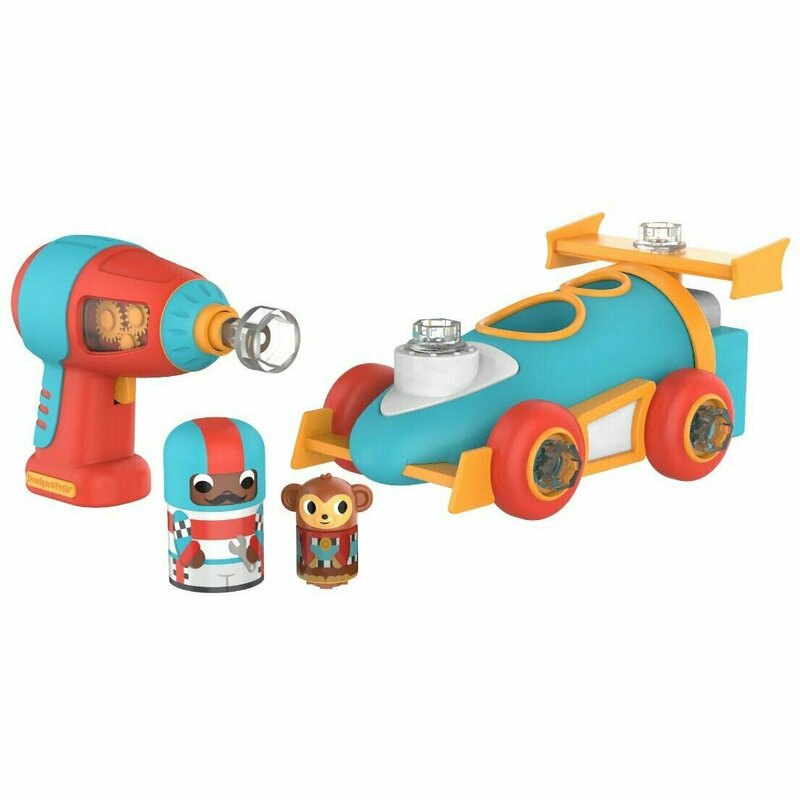 Educational insights - set creativ masinuta de curse bormasina magica