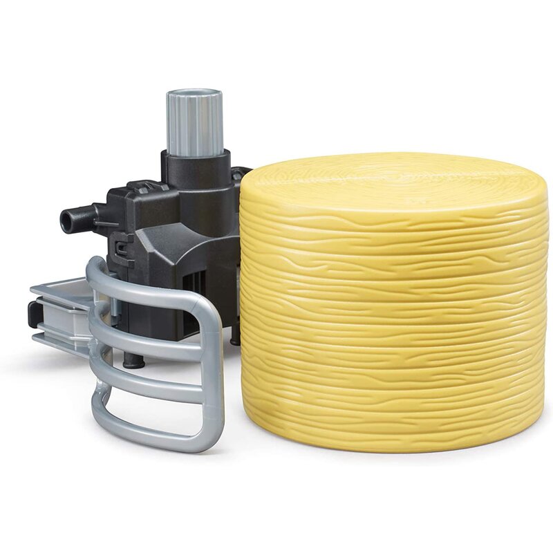 Bruder - accesoriu graifer , cu 1 balot rotund