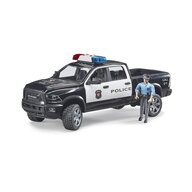 BRUDER - Masina de politie Camion RAM 2500 , Cu accesorii, Cu politist