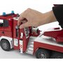 BRUDER - Masina de pompieri Camion Scania R-Series , Cu scara, Cu sirena, Cu pompa de apa - 8