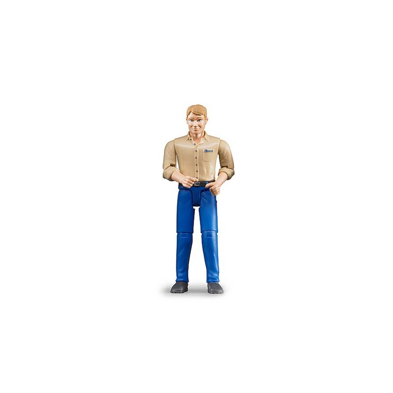 Bruder - figurina barbat , cu pantaloni albastri