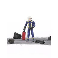 BRUDER - Figurina Pompier , Cu accesorii