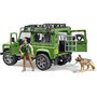 BRUDER - Masina De teren Land Rover Defender , Cu caine, Cu padurar - 3