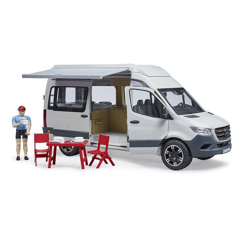 Bruder - masina sprinter camping mercedes benz , cu sofer