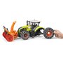 BRUDER - Tractor Claas Axion 950 , Cu lanturi, Cu freza de zapada - 3