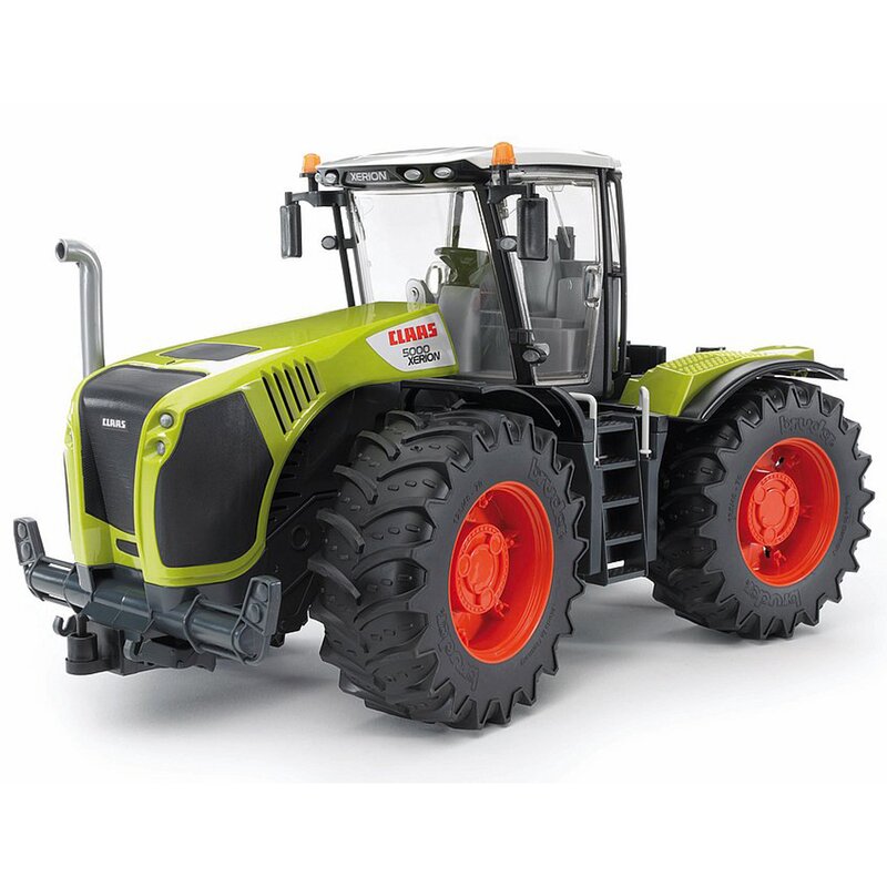 Bruder - tractor claas xerion 5000 , cu lanturi, cu freza de zapada