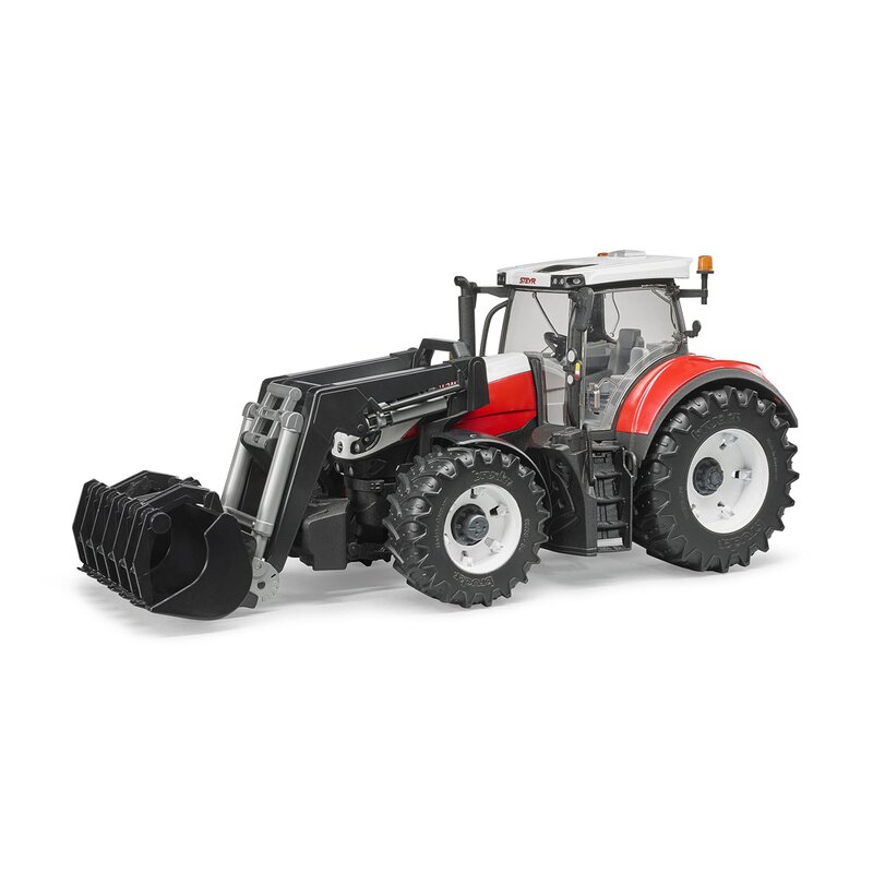 Bruder - tractor steyr 6300 cvt , cu incarcator frontal