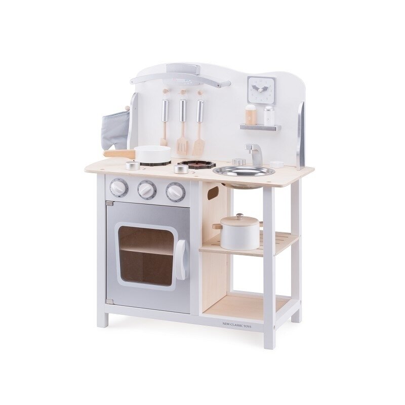 New classic toys - bucatarie bon appetit, alb/argintiu