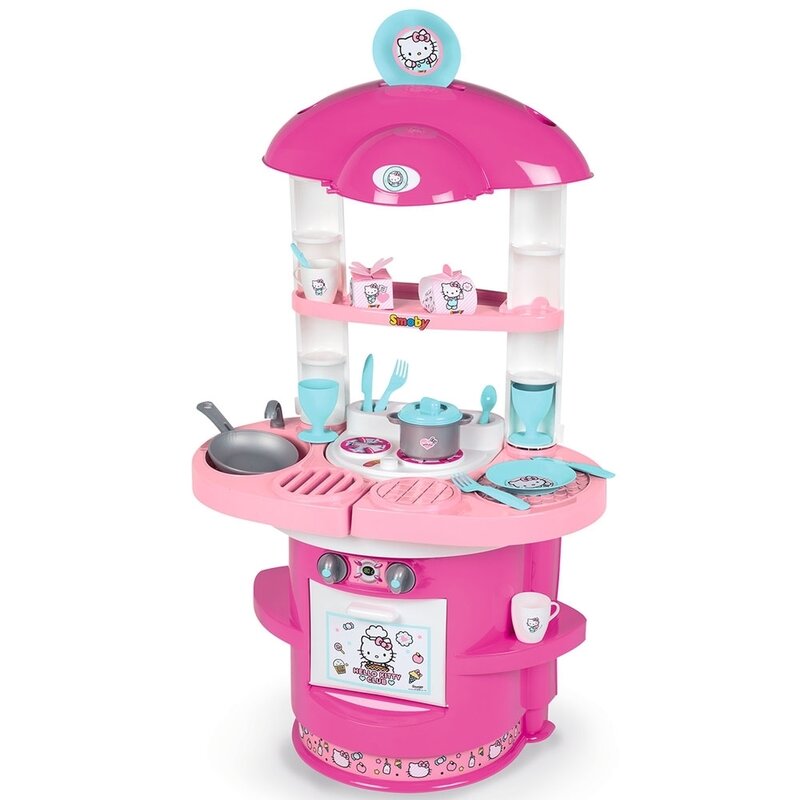 Smoby - bucatarie din plastic cooky kitchen hello kitty