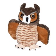 Wild republic - Jucarie din plus Bufnita cu Coarne , 30 cm