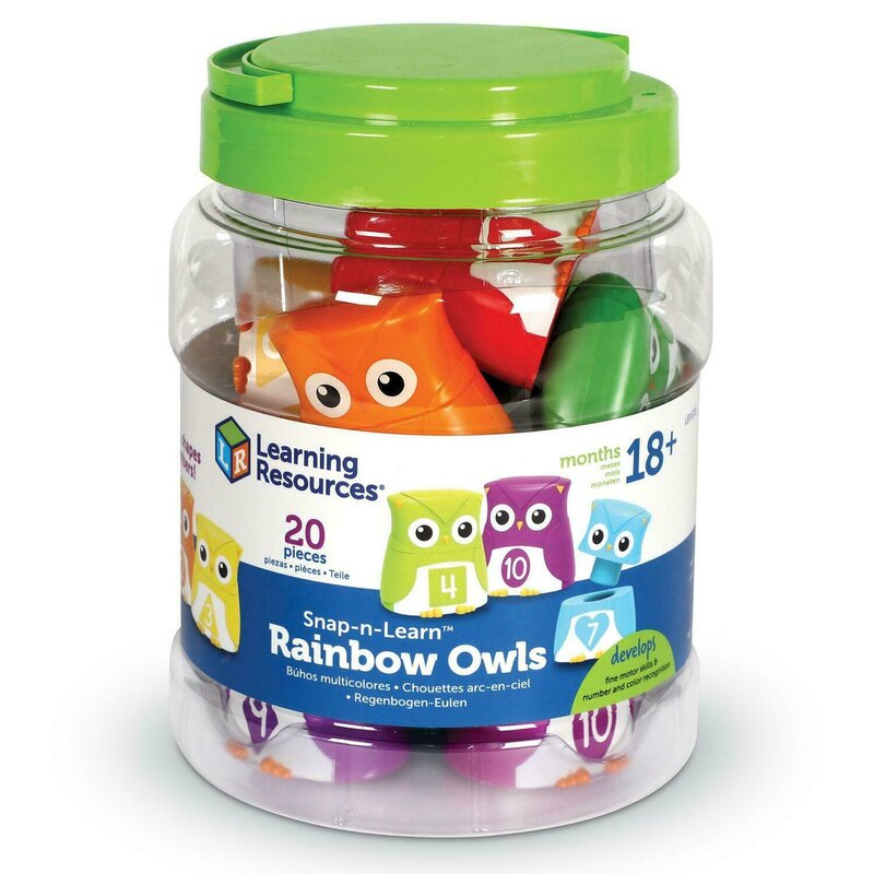Learning resources - bufnite cu cifre si forme