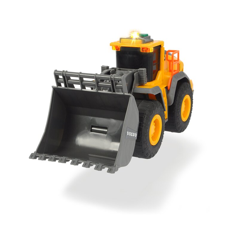 Simba - autoutilitara buldoexcavator volvo wheel loader, multicolor