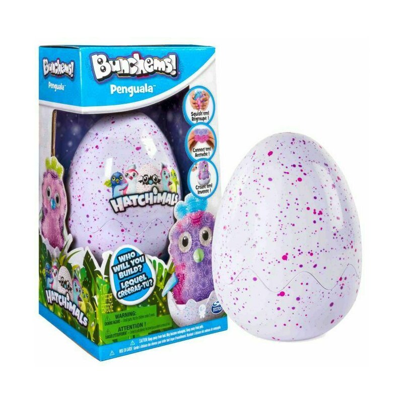 Spin master - joc creativ bunchems , hatchimals, multicolor