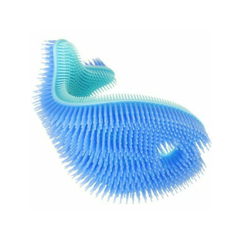 Burete antibacterian moale din silicon pentru baie - innobaby - blue