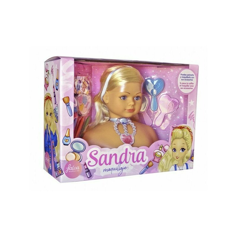 Falca - bust de coafura si machiaj sandra 24 cm multicolor