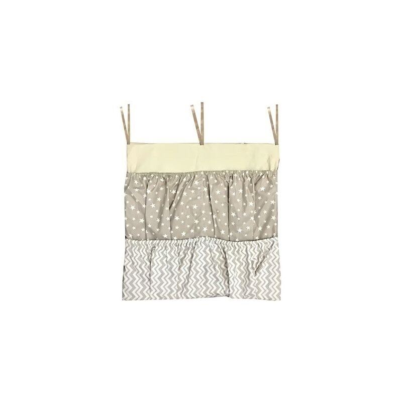 Deseda - buzunar organizator patut bebe 60x60 cm stelute bej