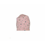 KidsDecor - Caciula copii Pink Stars 3-5 ani, in strat dublu, din bumbac
