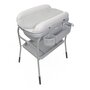Cadita de baie, Chicco, Cu suport si masa de infasat, Pliabila, Pana la 15 kg, Reductor moale, Cu spatii de depozitare, Reglabil pe inaltime, 108,5/113,5 x 83,5 x 80,8 cm, 0 luni+, Stone - 4