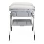 Cadita de baie, Chicco, Cu suport si masa de infasat, Pliabila, Pana la 15 kg, Reductor moale, Cu spatii de depozitare, Reglabil pe inaltime, 108,5/113,5 x 83,5 x 80,8 cm, 0 luni+, Stone - 7