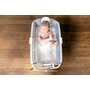 Cadita de baie cu pliere ultra-compacta, Jane, Oasis, Cu doua manere, 68 x 42 x 26 cm, Conform cu standardul european de siguranta EN 17072:2018, Pale - 3