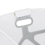 Cadita de baie cu pliere ultra-compacta, Jane, Oasis, Cu doua manere, 68 x 42 x 26 cm, Conform cu standardul european de siguranta EN 17072:2018, Pale - 7