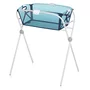 Cadita de baie cu pliere ultra-compacta, Jane, Oasis, Cu doua manere, 68 x 42 x 26 cm, Conform cu standardul european de siguranta EN 17072:2018, Pale - 18