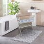Cadita de baie cu suport, Bebe Stars, Coolness, Cu 2 pozitii anatomice, Cu masuta de infasat, Cu tavita si compartimente pentru sapun si burete, Cu dop Conform cu EN 112221-1,2, EN 71, 0-6 luni+, Mocha - 6