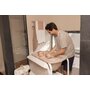 Cadita de baie cu suport, Jane, Flip, Cu 2 pozitii anatomice, Cu masuta de infasat, Cu tavita si compartimente pentru  accesorii, Conform cu standardele europene EN 17072:2018EN 12221:2008+A1:2013, Iris - 6