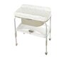 Cadita de baie cu suport, Jane, Flip, Cu 2 pozitii anatomice, Cu masuta de infasat, Cu tavita si compartimente pentru  accesorii, Conform cu standardele europene EN 17072:2018EN 12221:2008+A1:2013, Iris - 1