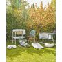 Cadita de baie cu suport, Jane, Flip, Cu 2 pozitii anatomice, Cu masuta de infasat, Cu tavita si compartimente pentru  accesorii, Conform cu standardele europene EN 17072:2018EN 12221:2008+A1:2013, Iris - 7
