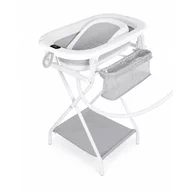 Cadita de baie pliabila, Primabobo, Milo, Cu suport metalic, Cu termometru electronic, Cu dop si furtun pentru scurgere, Cu cos depozitare, Antiderapanta, Gri