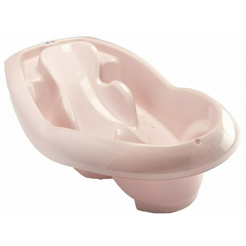 Thermobaby - cadita lagon powder ergonomica, cu hamac incorporat, roz