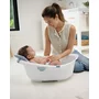 Cadita inteligenta, Skip Hop, 4 in 1, Cu insertii detasabile si suport de sezut, 0-2 ani, Cu dop termic si carlig de agatare, 72 x 49 x 31 cm, Alb/Albastru - 10