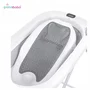Cadita pliabila cu suport, Primabobo, Milo, Cu sezlong de baie, Cu termometru electronic, Cu dop de scurgere, Cu accesorii, Antiderapanta, Conform cu EN71, Gri - 4
