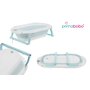 Cadita pliabila, Primabobo, Genua Premium, Cu termometru, dop si suport anatomic, Conform cu standardul european de securitate EN71, 80 x 50 x 22, Albastru - 20