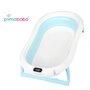 Cadita pliabila, Primabobo, Genua Premium, Cu termometru, dop si suport anatomic, Conform cu standardul european de securitate EN71, 80 x 50 x 22, Albastru - 23