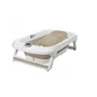 Cadita pliabila, Primabobo, Lux, Cu termometru electronic, Afisaj LCD, Suport de baie din silicon, Dop evacuare, Sarcina maxima 25 kg, 85x50x23.5, Bej - 1