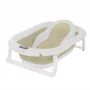 Cadita pliabila, Primabobo, Premium, Cu sezlong de baie, Cu termometru electronic, Cu dop de scurgere, Antiderapanta, Conform cu EN71, Bej - 1
