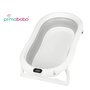 Cadita pliabila, Primabobo, Premium, Cu sezlong de baie, Cu termometru electronic, Cu dop de scurgere, Antiderapanta, Conform cu EN71, Gri - 5