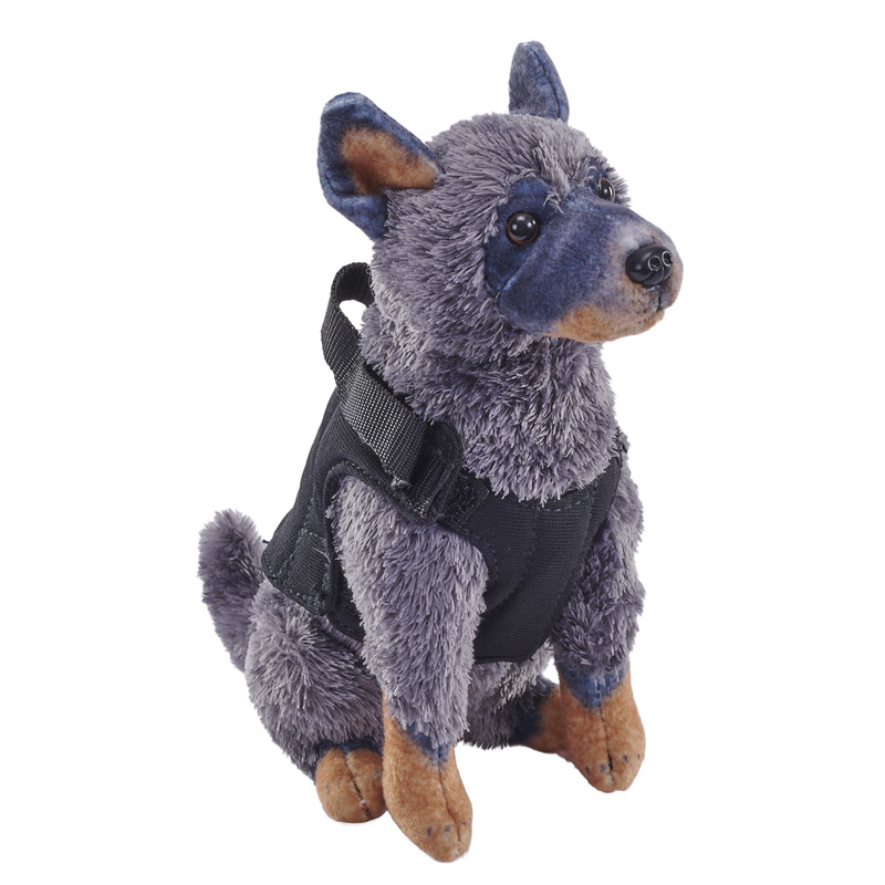 Caine de salvare cu sunet cattle dog - jucarie plus wild republic 14 cm