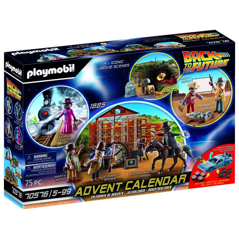 Playmobil - set de constructie inapoi in viitor , calendar craciun
