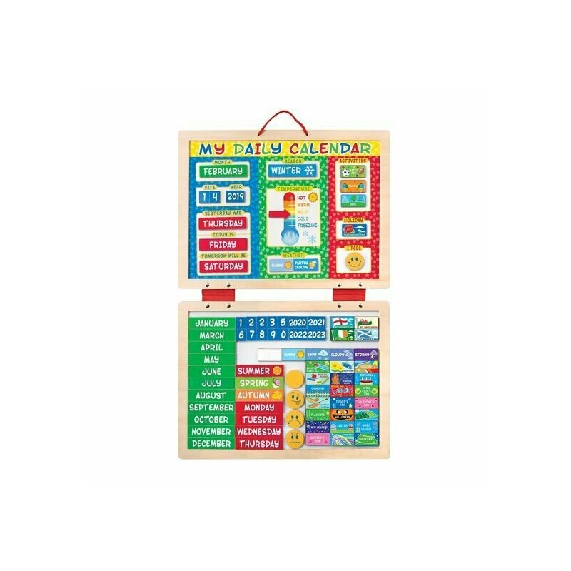 Melissa & doug - joc magnetic calendar activitatile zilnice