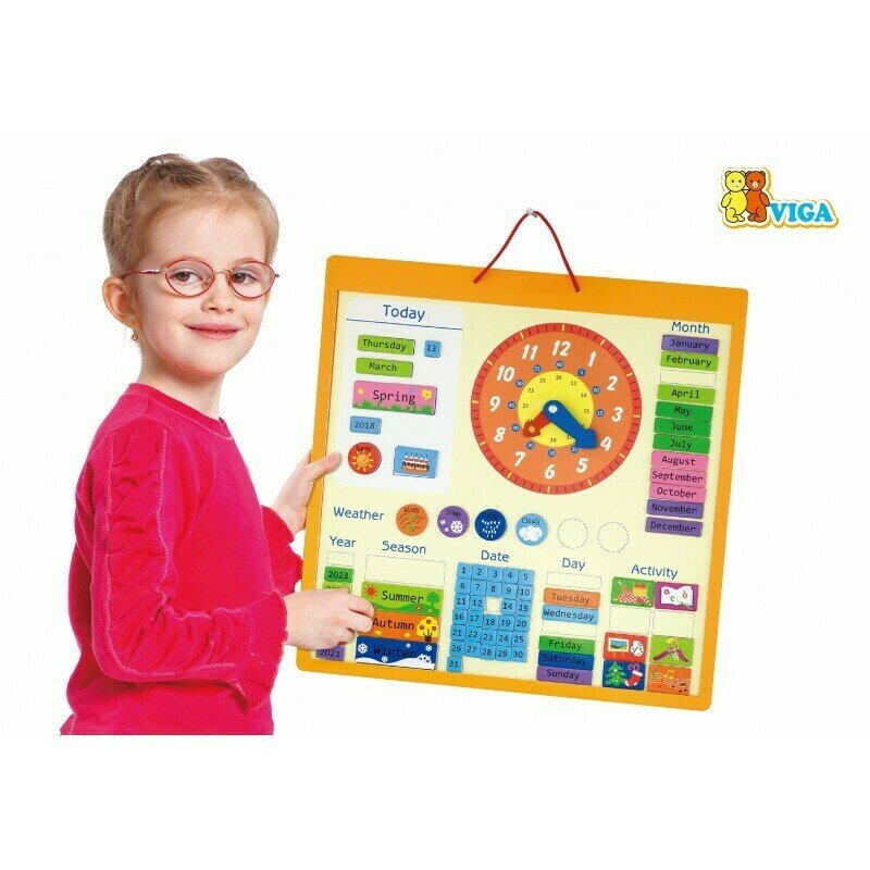 Viga - jucarie magnetica calendar mare