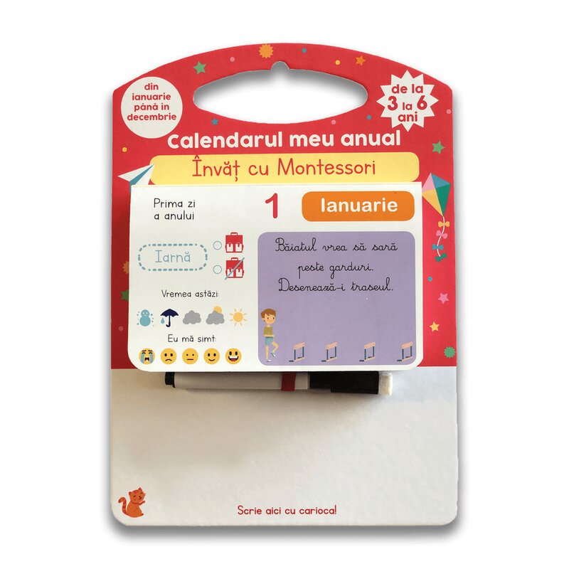 Dph - calendarul meu anual - invat cu montessori - de la 3 la 6 ani