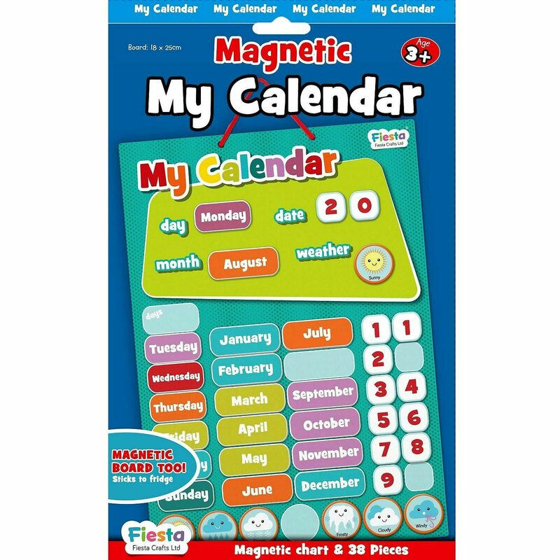 Fiesta Crafts - Calendarul meu magnetic, 20x26 cm