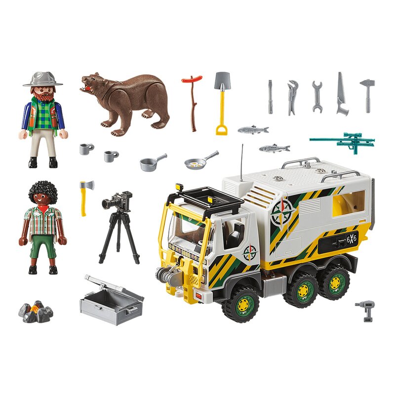 Playmobil - camion de expeditie in natura wild life