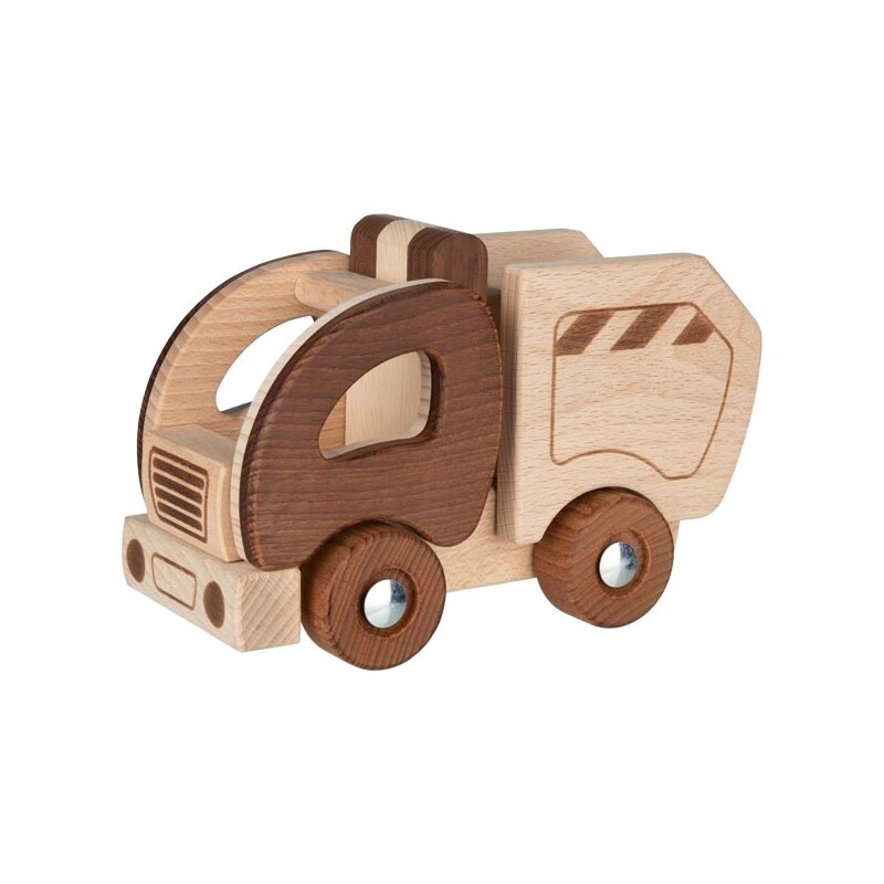 Goki - camion de gunoi din lemn - nature
