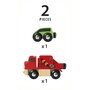 BRIO - Vehicul de lemn Camion , De tractare - 4