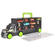 Dickie Toys - Camion Carry and Store Transporter Cu accesorii, Cu 4 masinute